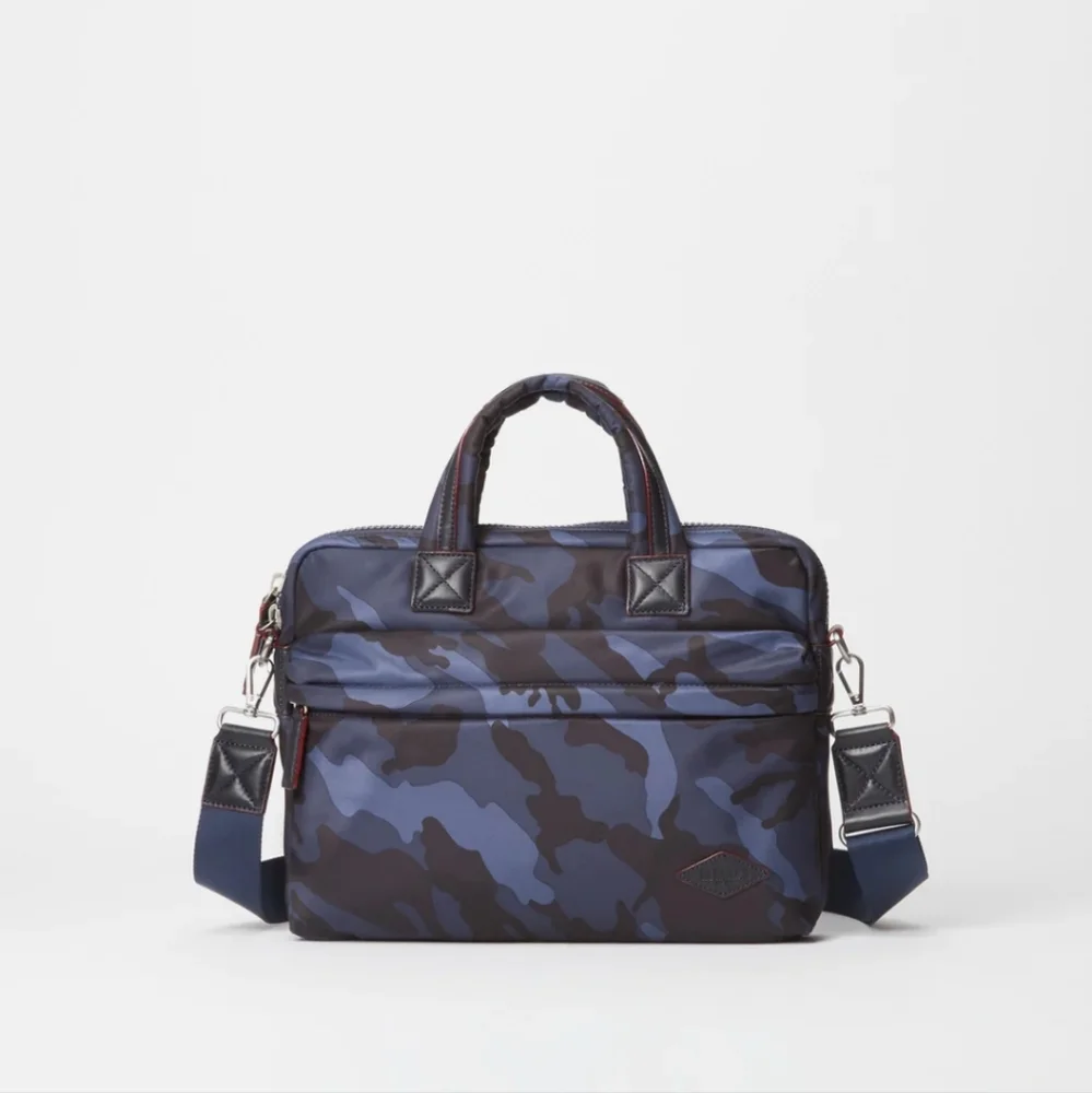 MZW Blue Camo Bleecker Slim Brief XS